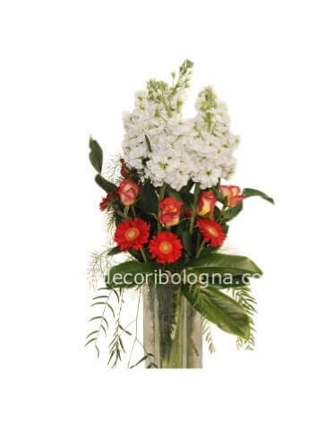 Mazzo di fiori a gambo lungo misura piccola