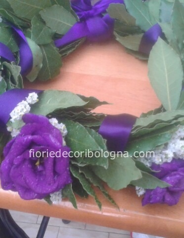 coroncina laurea fiorita
