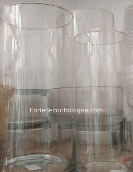 vaso vetro altezza 25 diametro 10